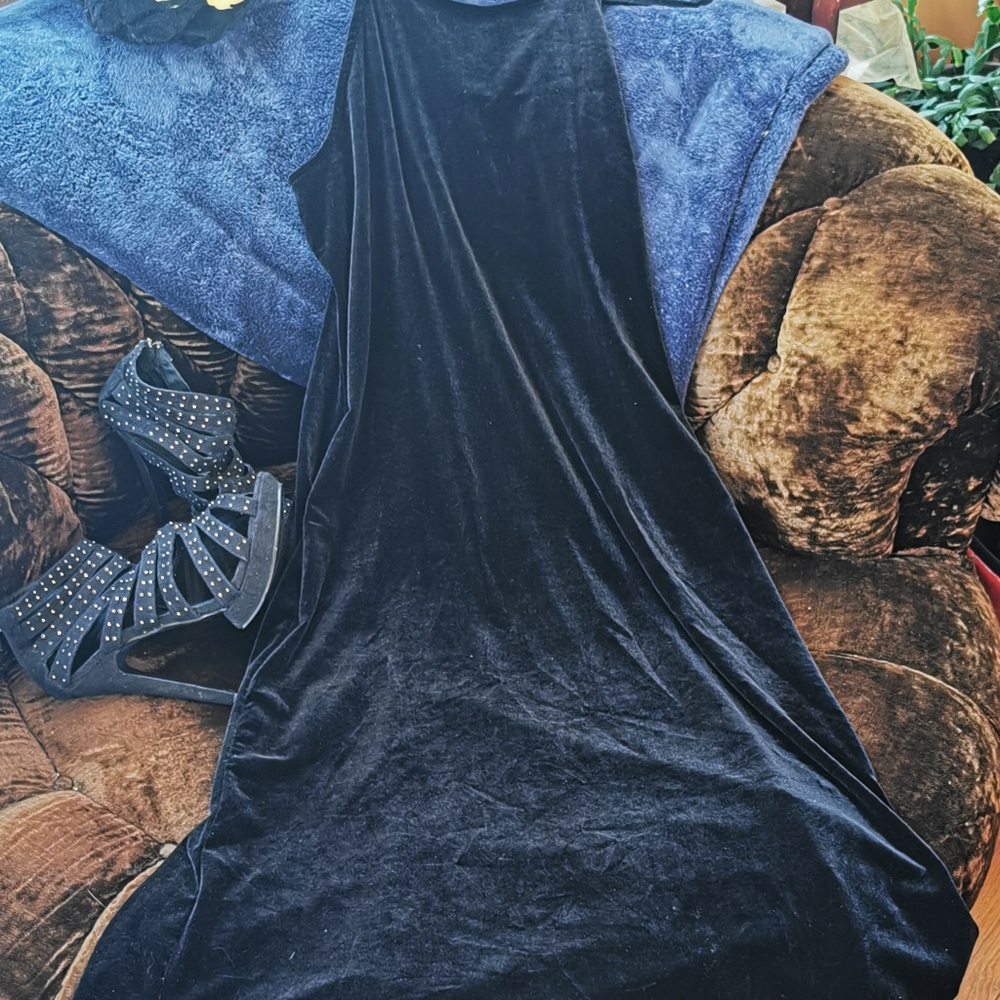 Vintage velvet dress